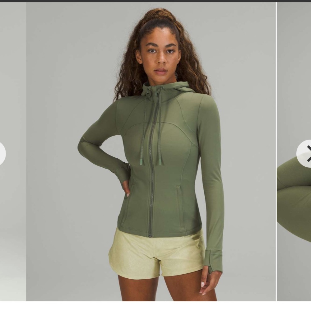Lululemon define jacket in Green Twill